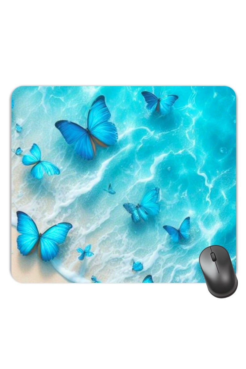 Customized Beautiful Sea Picture Sublimation Mouse Pad | 8 X 7.5 Inch | Smooth Cloth Surface | Non-Slip Rubber Base | Personalized Mousepad for Laptop & Desktop (F17093)