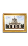 Roman Catholic Archdiocese Church Photo Frame, 10x14 Inches Beautiful Elegant Framed Wall Art of Iconic Cathedral