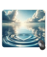 Customized Lake View Beautiful Art View Picture Sublimation Mouse Pad | 8 X 7.5 Inch | Smooth Cloth Surface | Non-Slip Rubber Base | Personalized Mousepad for Laptop & Desktop (F17433)