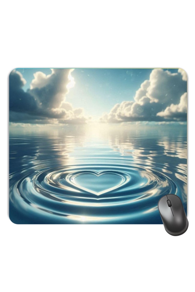 Customized Lake View Beautiful Art View Picture Sublimation Mouse Pad | 8 X 7.5 Inch | Smooth Cloth Surface | Non-Slip Rubber Base | Personalized Mousepad for Laptop & Desktop (F17433)