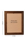 Hitech Sales Goutam Buddha Photo Frame for Pooja Room, Temple Decor, Home Decoration and Gift (Wall and Tabletop, Rectangular, Printed Photo, 12 x 14 inches Frame, Brown)