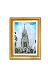 St. Mary Church Photo Frame, 10x14 Inches Beautiful Elegant Framed Wall Art of Iconic Cathedral