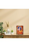 Krishna Laminated Photo - 5x7 Inches, Divine Blessings for Home & Office and Temple Decoration