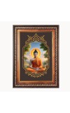 Lord Gautam Buddha Color Photo 10x14 Inch - Vibrant Religious Wall Art for Home or Office Decor.