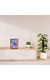 AI Funny Cute Penguin Art Picture for Kids - 10x14 inches, Brown Color - Perfect Wall Decor for Children's Room