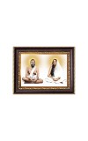 Shree Ramkrishna Paramhans and Maa Sarada Digital Print Photo 6.7x8.7 inches - Vibrant Religious Wall Art for Home, Office and Temple Decor.
