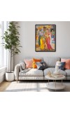 Ram Sita Laminated Photo - 11x13 Inches, Divine Blessings for Home & Office and Temple Decoration