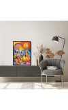 Vishnu lakxmi Laminated Photo - 5x7 Inches, Divine Blessings for Home & Office and Temple Decoration