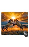 Customized Beautiful Horse Picture Sublimation Mouse Pad | 8 X 7.5 Inch | Smooth Cloth Surface | Non-Slip Rubber Base | Personalized Mousepad for Laptop & Desktop (F17356)