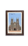 Arthunkal Basilica Church Photo Frame, Beautiful Elegant Framed Wall Art of Iconic Cathedral