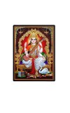 Saraswati Laminated Photo - 5x7 Inches, Divine Blessings for Home & Office and Temple Decoration