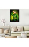 Netaji Subhash Candra Bose Laminated Photo - 13x15 Inches, Divine Blessings for Home & Office and Temple Decoration