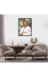 Ravi Shankar Laminated Photo - 5x7 Inches, Divine Blessings for Home & Office and Temple Decoration