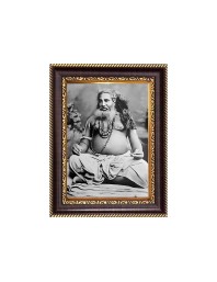 Sri Bijaykrishna Goswami Digital Print Photo 6.7x8.7 inches - Vibrant Religious Wall Art for Home, Office and Temple Decor.