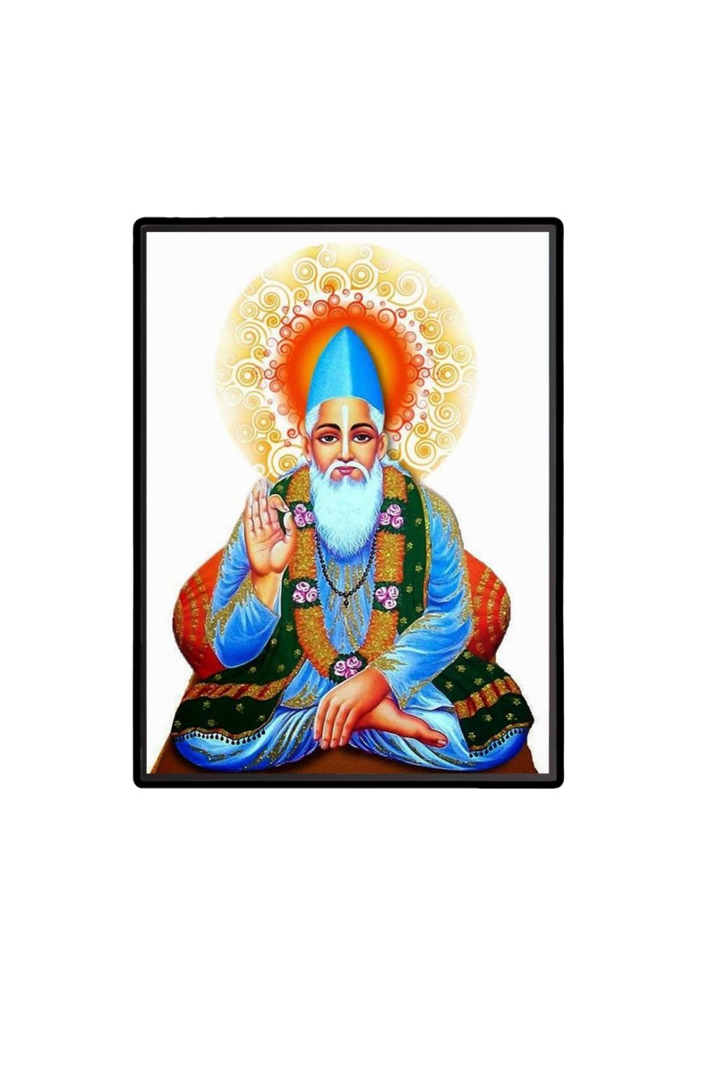 Kabir Das Laminated Photo - 11x13 Inches, Divine Blessings for Home & Office and Temple Decoration