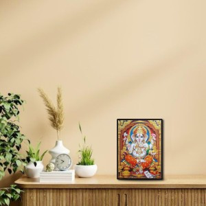 Lord Ganesh Laminated Photo (13x15 Inches) Divine Blessings for Home & Office and Temple Decoration Lord Ganesh Laminated Photo (13x15 Inches) Divine Blessings for Home & Office and Temple Decoration