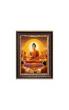 Lord Gautam Buddha Digital Print Photo 6.7x8.7 inches - Vibrant Religious Wall Art for Home, Office and Temple Decor.