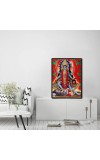 Maa Kali Laminated Photo (7x9 Inches), Divine Blessings for Home & Office and Temple Decoration