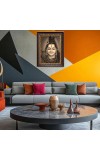 Har Har Mahadev Digital Print Photo 10.7x12.7 inches (I6048) - Vibrant Religious Wall Art for Home or Office Decor.