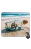 Customized Beautiful Sea in Bottle Picture Sublimation Mouse Pad | 8 X 7.5 Inch | Smooth Cloth Surface | Non-Slip Rubber Base | Personalized Mousepad for Laptop & Desktop (F17310)