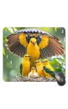 Customized Cute Birds Picture Sublimation Mouse Pad | 8 X 7.5 Inch | Smooth Cloth Surface | Non-Slip Rubber Base | Personalized Mousepad for Laptop & Desktop (F17057)