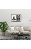 Lord shiva and vishnu Photo Frame - 19x23Inches - Spiritual Artwork for Home Decor, Puja Room and Office Decoration