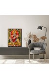 Durga Laminated Photo - 11x13 Inches, Divine Blessings for Home & Office and Temple Decoration