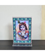HiTechMart Gopal Acrylic Photo Frame, Hindu God Idol Picture for Home, Office and Mandir, Decorative Frame for Pooja and Gifting