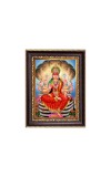 Sri Veera Lakshmi Mata Digital Print Photo 6.7x8.7 inches - Vibrant Religious Wall Art for Home, Office and Temple Decor.