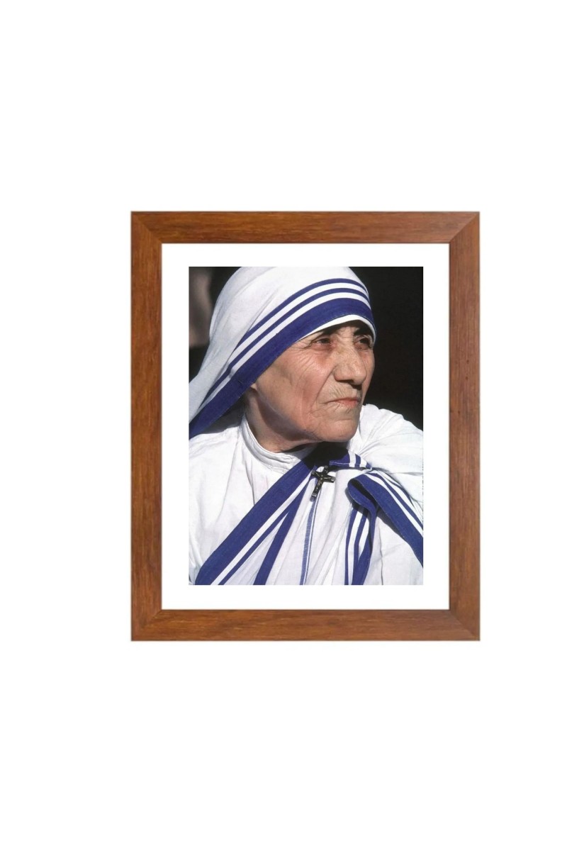 Mother Teresa Colored Photo | Print of the Saint of Kolkata | Perfect for Home, Office, or Religious Decoration | Ideal Spiritual Gift