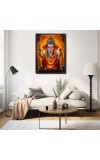 Ganesh Laminated Photo - 5x7 Inches, Divine Blessings for Home & Office and Temple Decoration