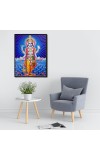 Vishnu Laminated Photo - 5x7 Inches, Divine Blessings for Home & Office and Temple Decoration