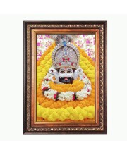 Sri Khatu Shyam Color Photo 10x14 Inch - Vibrant Religious Wall Art for Home or Office Decor.