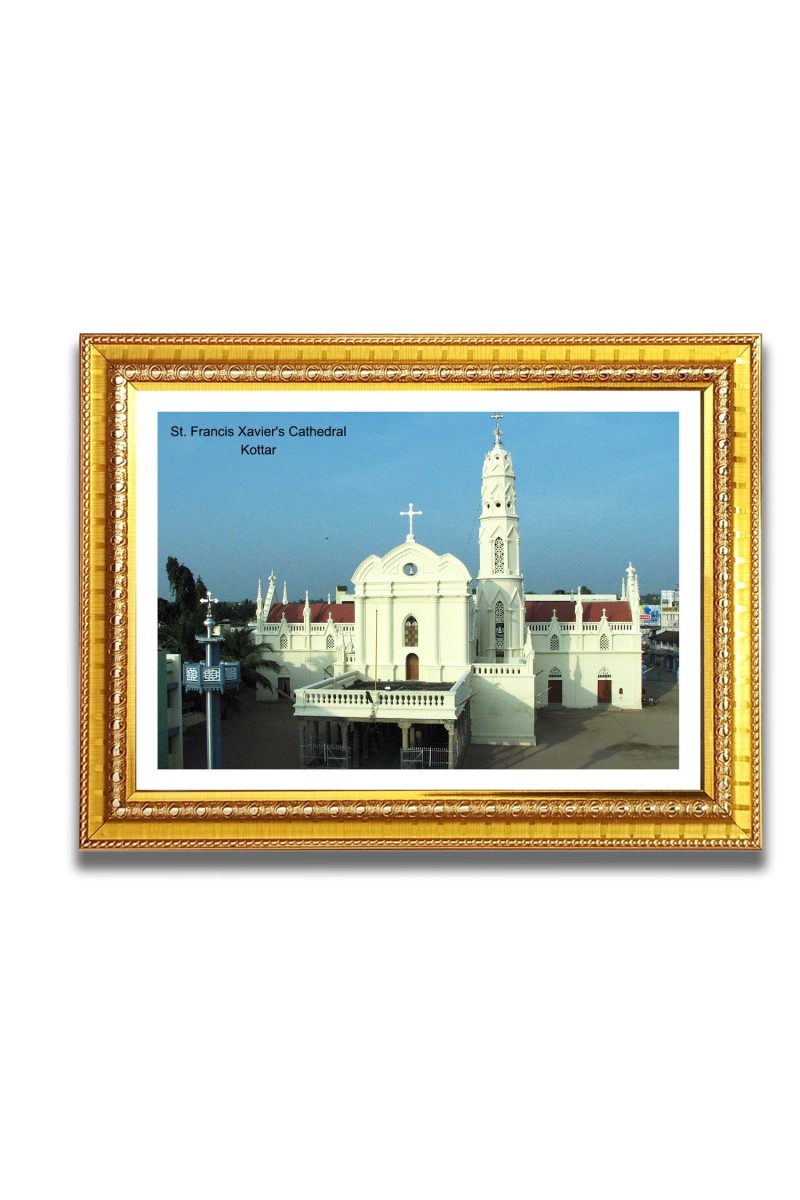 St. Francis Xavier Church Photo Frame, Beautiful Elegant Framed Wall Art of Iconic Cathedral