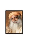 Sadhguru (Jaggi Vasudev) Laminated Photo - 7x9 Inches, Divine Blessings for Home & Office and Temple Decoration
