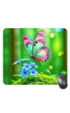 Customized Beautiful Butterfly Picture Sublimation Mouse Pad | 8 X 7.5 Inch | Smooth Cloth Surface | Non-Slip Rubber Base | Personalized Mousepad for Laptop & Desktop (F17237)