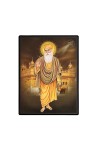Guru Nanak Dev Ji Laminated Photo - 5x7 Inches, Divine Blessings for Home & Office and Temple Decoration