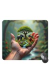 Customized Beautiful Art View Picture Sublimation Mouse Pad | 8 X 7.5 Inch | Smooth Cloth Surface | Non-Slip Rubber Base | Personalized Mousepad for Laptop & Desktop (F17431)