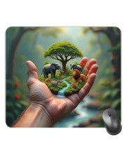 Customized Beautiful Art View Picture Sublimation Mouse Pad | 8 X 7.5 Inch | Smooth Cloth Surface | Non-Slip Rubber Base | Personalized Mousepad for Laptop & Desktop (F17431)