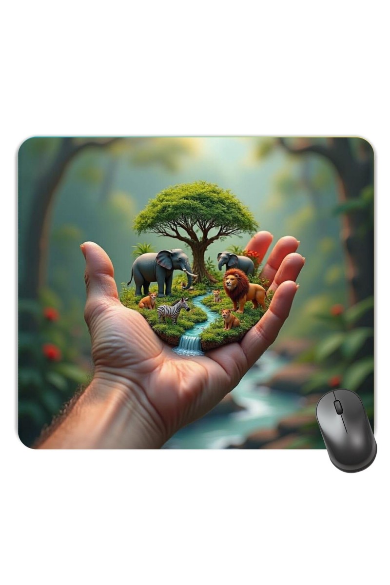 Customized Beautiful Art View Picture Sublimation Mouse Pad | 8 X 7.5 Inch | Smooth Cloth Surface | Non-Slip Rubber Base | Personalized Mousepad for Laptop & Desktop (F17431)