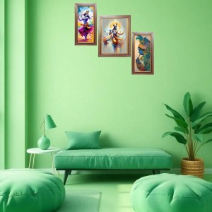 3-Pack Lord Sri Krishna painting Photo Frames - 2 Pieces 6x13 Inch & 1 Piece 10x13 Inch - Rustic Wall Art for Home & Office Decor - Botanical Wall Hanging for Living Room, Bedroom, or Workspace 3-Pack Lord Sri Krishna painting Photo Frames - 2 Pieces 6x13 Inch & 1 Piece 10x13 Inch - Rustic Wall Art for Home & Office Decor - Botanical Wall Hanging for Living Room, Bedroom, or Workspace