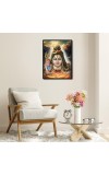Shiva Laminated Photo - 5x7 Inches, Divine Blessings for Home & Office and Temple Decoration