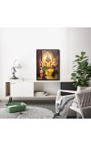 Narasimha Laminated Photo - 5x7 Inches, Divine Blessings for Home & Office and Temple Decoration