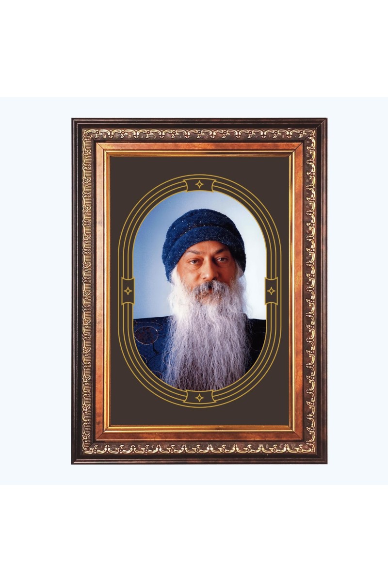 Acharya Osho Rajneesh Color Photo 8x12 Inch - Vibrant Religious Wall Art for Home or Office Decor.