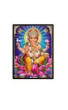 Ganesh Laminated Photo - 5x7 Inches, Divine Blessings for Home & Office and Temple Decoration
