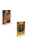 Car Desk/Table Top Sri Ram Lalla Acrylic T-Style Photo Stand - 2.5x3.5 Inches, Compact and Stylish Spiritual Display, easily change 2 photos (Pack of 1)