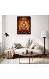 Ganesh Laminated Photo - 5x7 Inches, Divine Blessings for Home & Office and Temple Decoration