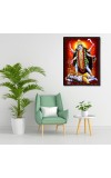 Kali Laminated Photo - 5x7 Inches, Divine Blessings for Home & Office and Temple Decoration