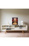 Boro Maa Laminated Photo - 9x11 Inches, Divine Blessings for Home & Office and Temple Decoration