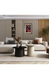 Buddha & His Famous Quote Photo Frame - Brown Frame, 11x15 Inches, Perfect for Office & Wall Decoration, Ideal Gift